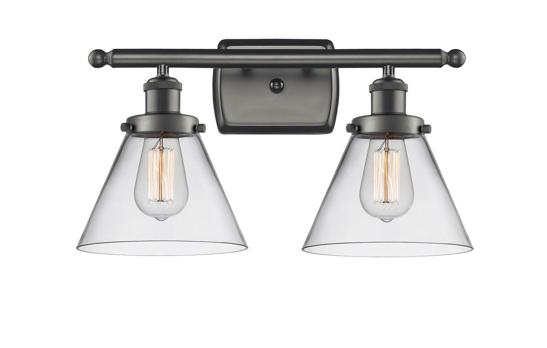 Innovations 916-2W-OB-G42 Two Light Bath Vanity, Oil Rubbed Bronze