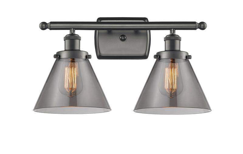 Innovations 916-2W-OB-G43 Two Light Bath Vanity, Oil Rubbed Bronze