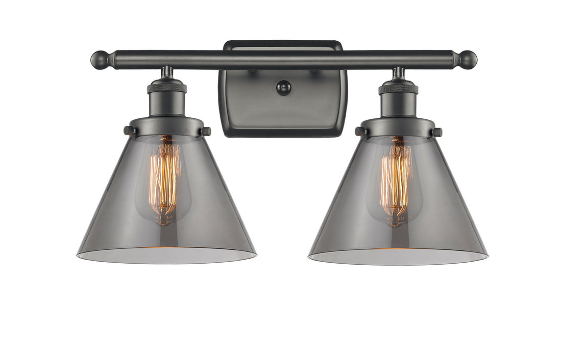 Innovations 916-2W-OB-G43-LED LED Bath Vanity, Oil Rubbed Bronze