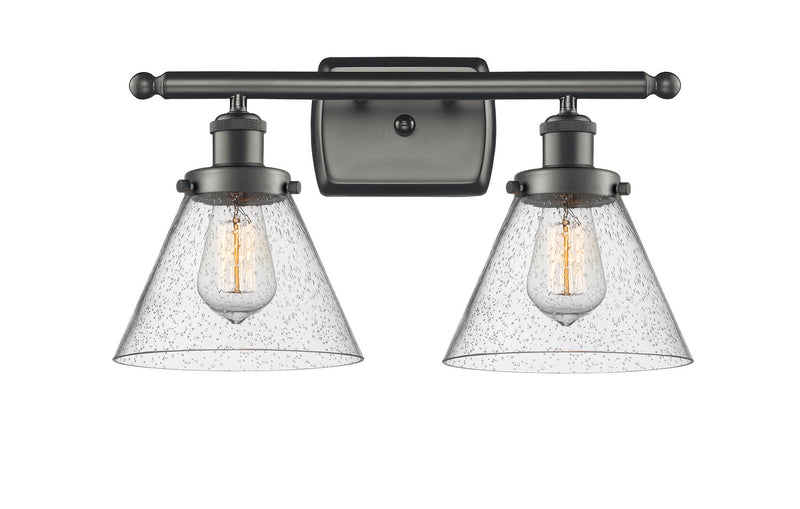 Innovations 916-2W-OB-G44 Two Light Bath Vanity, Oil Rubbed Bronze