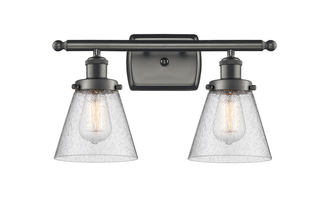 Innovations 916-2W-OB-G64-LED LED Bath Vanity, Oil Rubbed Bronze