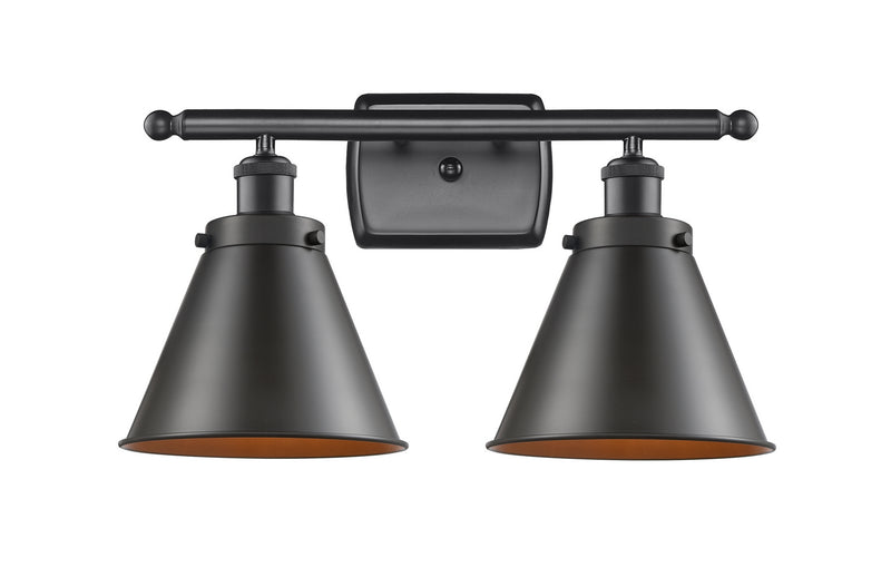 Innovations 916-2W-OB-M13 Two Light Bath Vanity, Oil Rubbed Bronze