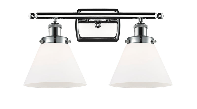 Innovations 916-2W-PC-G41 Two Light Bath Vanity, Polished Chrome