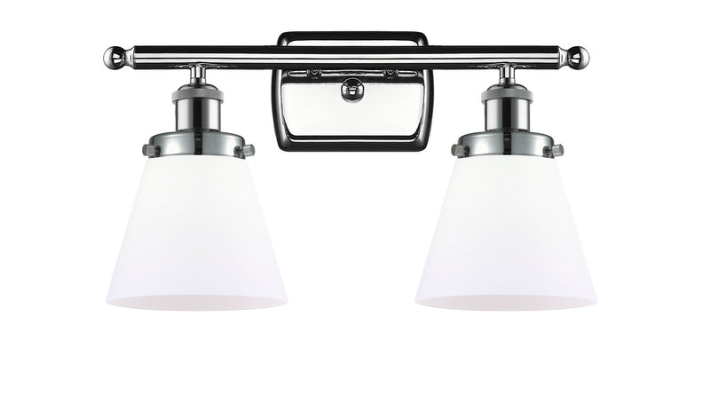 Innovations 916-2W-PC-G61 Two Light Bath Vanity, Polished Chrome
