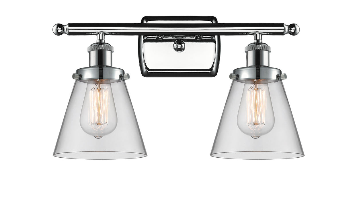 Innovations 916-2W-PC-G62 Two Light Bath Vanity, Polished Chrome
