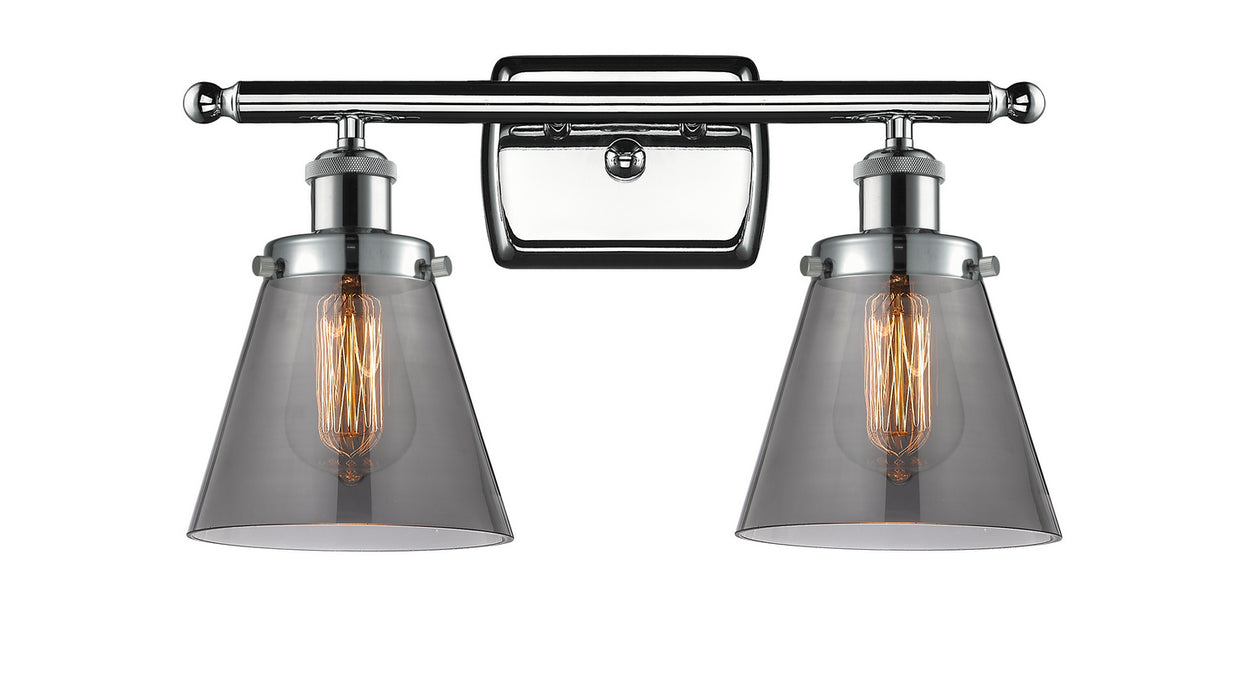 Innovations 916-2W-PC-G63 Two Light Bath Vanity, Polished Chrome