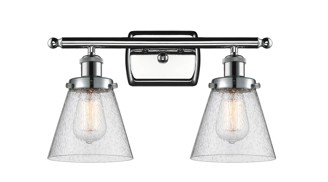 Innovations 916-2W-PC-G64 Two Light Bath Vanity, Polished Chrome