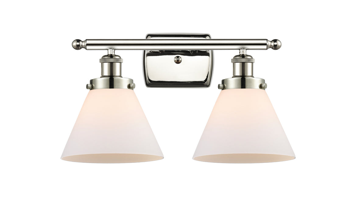 Innovations 916-2W-PN-G41 Two Light Bath Vanity, Polished Nickel