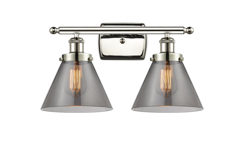 Innovations 916-2W-PN-G43-LED LED Bath Vanity, Polished Nickel