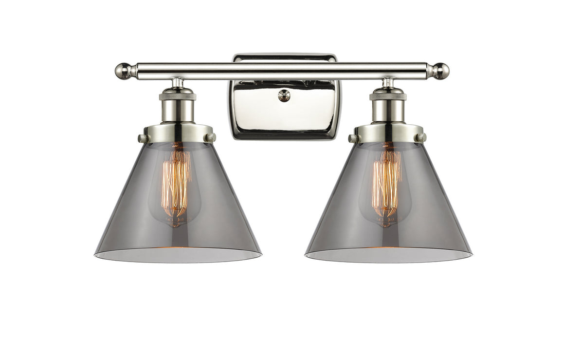 Innovations 916-2W-PN-G43-LED LED Bath Vanity, Polished Nickel