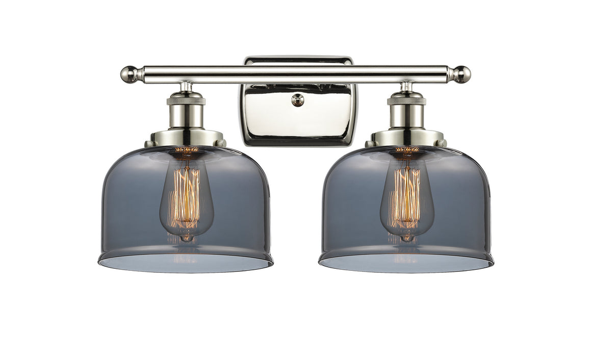 Innovations 916-2W-PN-G73 Two Light Bath Vanity, Polished Nickel