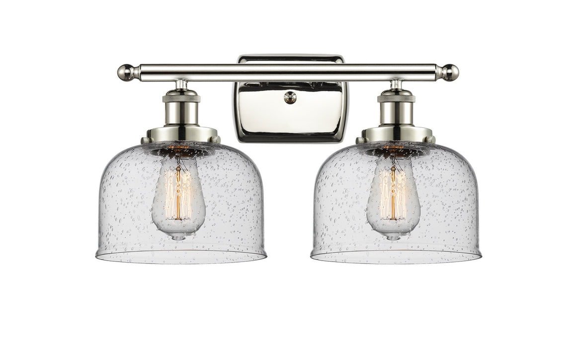 Innovations 916-2W-PN-G74 Two Light Bath Vanity, Polished Nickel