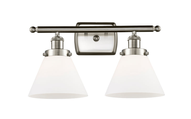 Innovations 916-2W-SN-G41 Two Light Bath Vanity, Brushed Satin Nickel