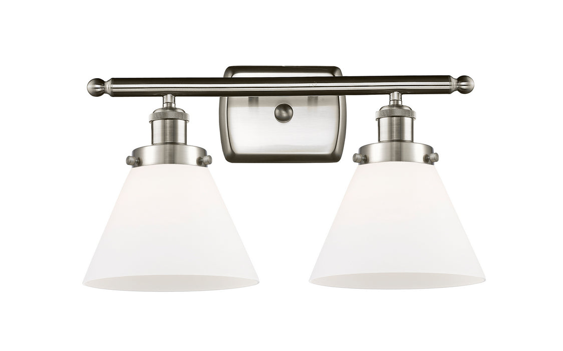 Innovations 916-2W-SN-G41 Two Light Bath Vanity, Brushed Satin Nickel