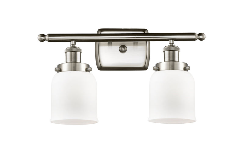 Innovations 916-2W-SN-G51 Two Light Bath Vanity, Brushed Satin Nickel