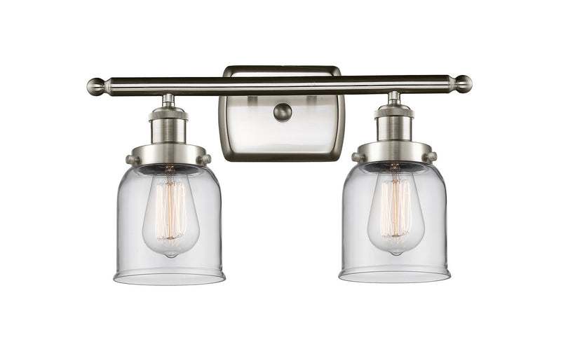 Innovations 916-2W-SN-G52 Two Light Bath Vanity, Brushed Satin Nickel