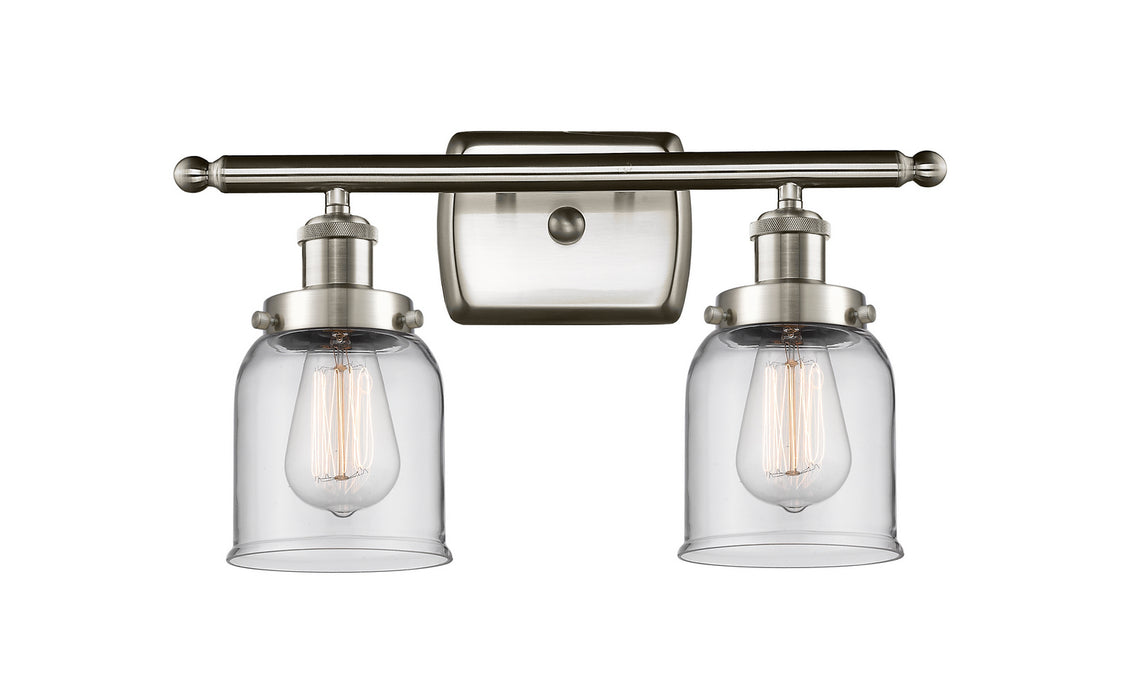 Innovations 916-2W-SN-G52 Two Light Bath Vanity, Brushed Satin Nickel
