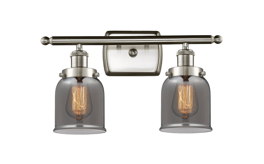 Innovations 916-2W-SN-G53 Two Light Bath Vanity, Brushed Satin Nickel