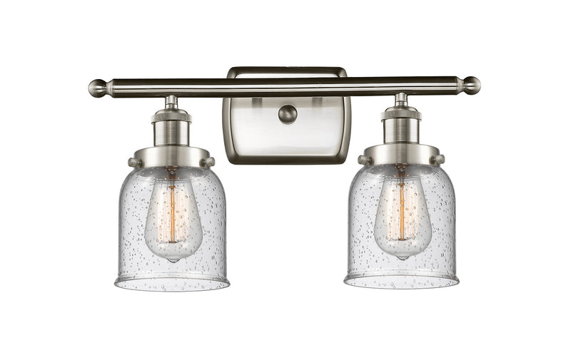 Innovations 916-2W-SN-G54 Two Light Bath Vanity, Brushed Satin Nickel