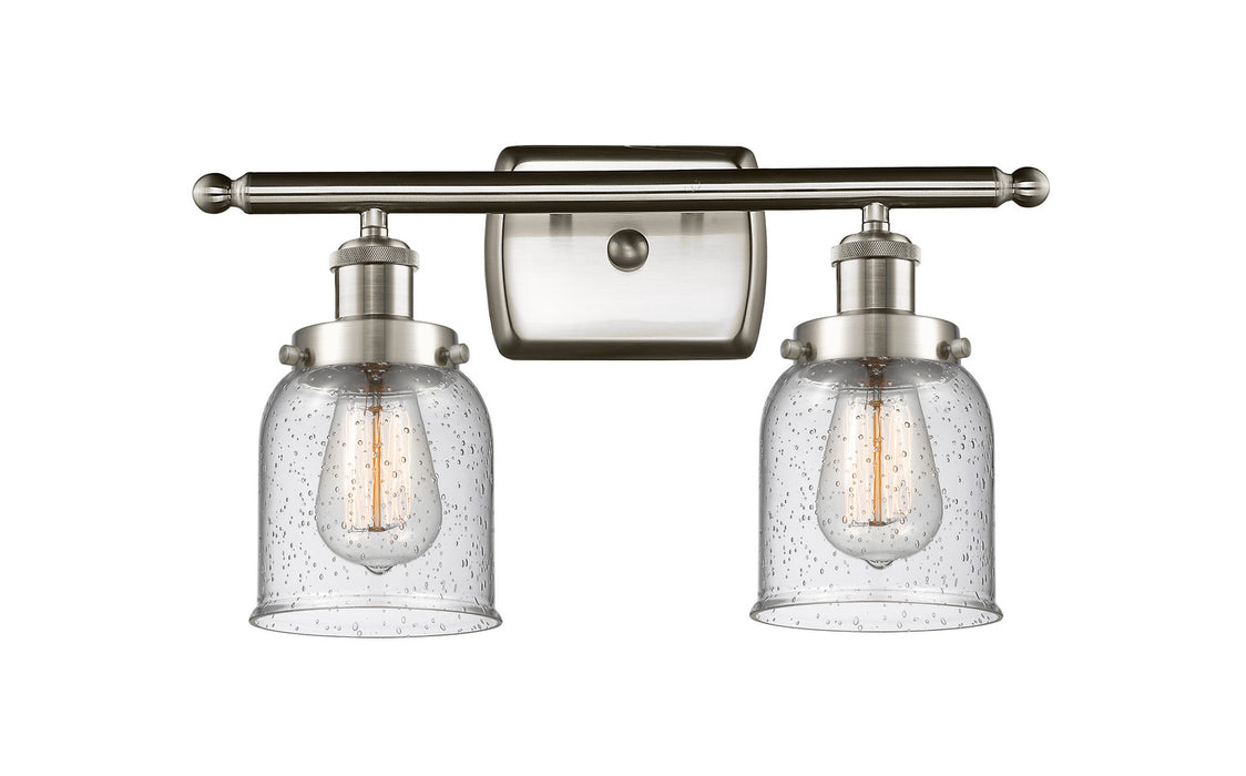 Innovations 916-2W-SN-G54 Two Light Bath Vanity, Brushed Satin Nickel