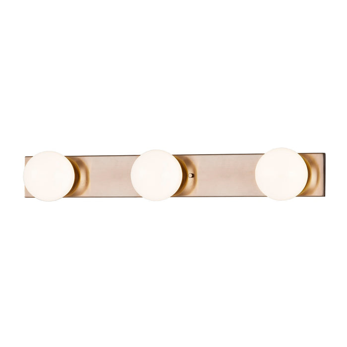 Justice Designs FSN-4043-CLOP-BRSS LED Bath Bar, Brushed Brass