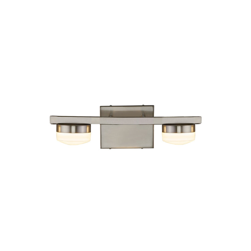 Justice Designs FSN-8992-OPAL-NCKL LED Bath Bar, Brushed Nickel