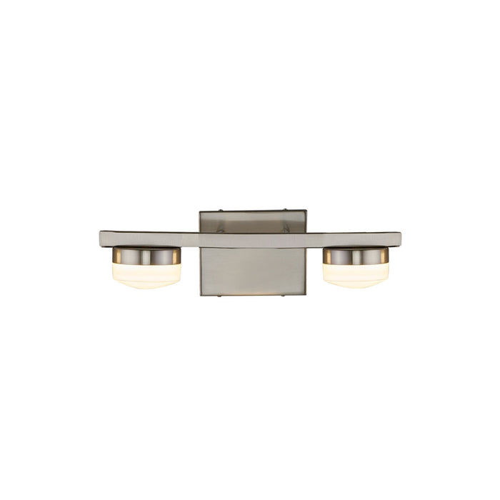 Justice Designs FSN-8992-OPAL-NCKL LED Bath Bar, Brushed Nickel