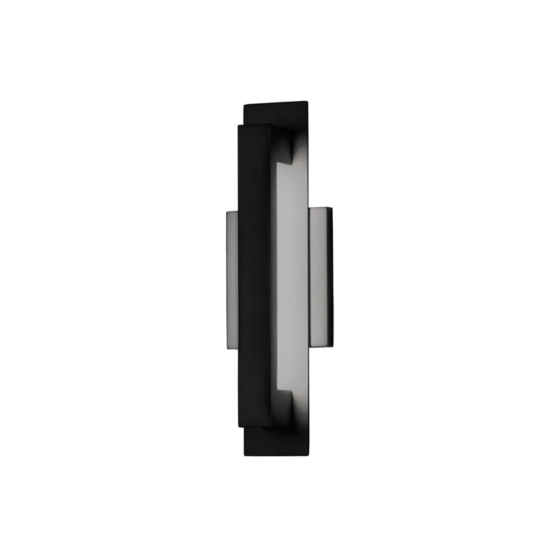 Justice Designs NSH-7722W-MBLK LED Outdoor Wall Sconce, Matte Black