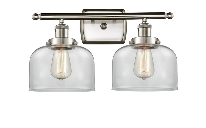 Innovations 916-2W-SN-G72 Two Light Bath Vanity, Brushed Satin Nickel