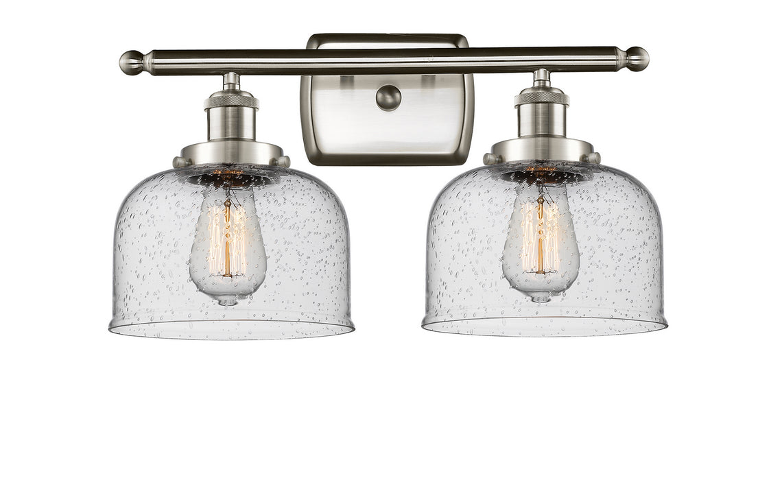 Innovations 916-2W-SN-G74 Two Light Bath Vanity, Brushed Satin Nickel