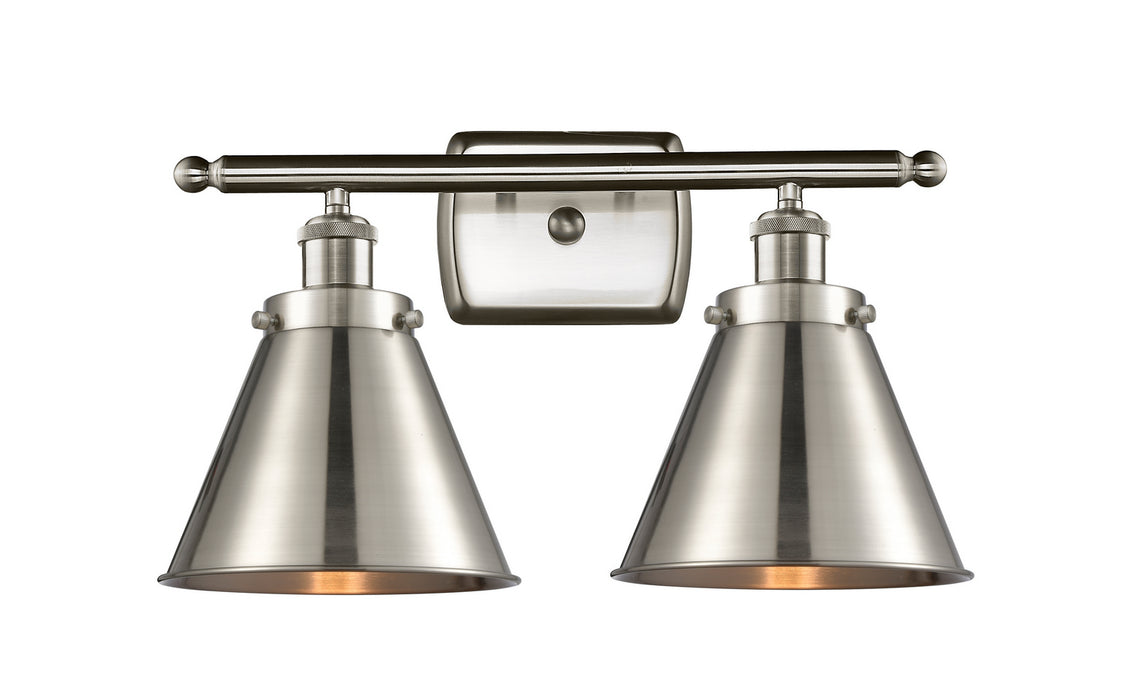 Innovations 916-2W-SN-M13-SN-LED LED Bath Vanity, Brushed Satin Nickel