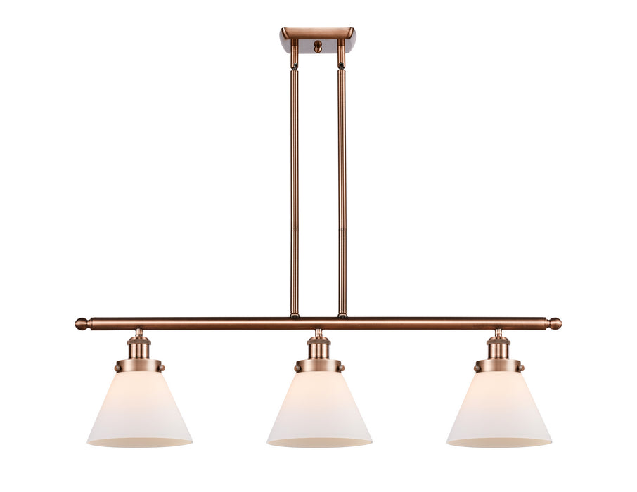 Innovations 916-3I-AC-G41-LED LED Island Pendant, Antique Copper