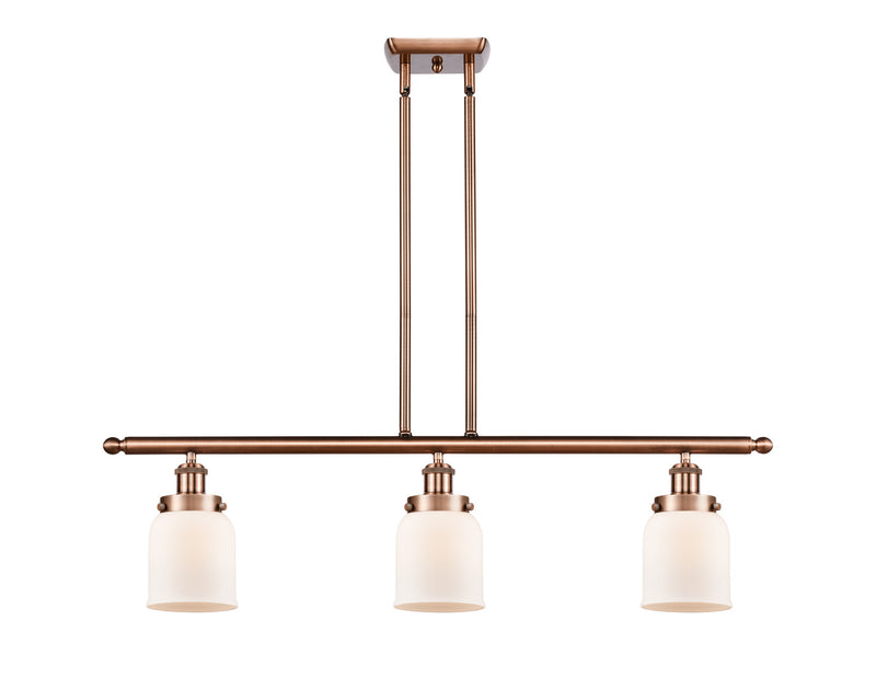 Innovations 916-3I-AC-G51-LED LED Island Pendant, Antique Copper