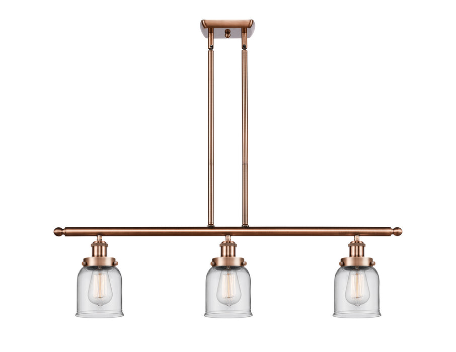 Innovations 916-3I-AC-G52-LED LED Island Pendant, Antique Copper
