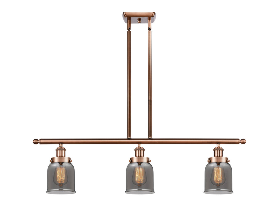 Innovations 916-3I-AC-G53 Three Light Island Pendant, Antique Copper