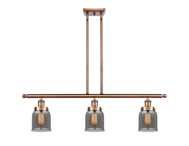 Innovations 916-3I-AC-G53-LED LED Island Pendant, Antique Copper