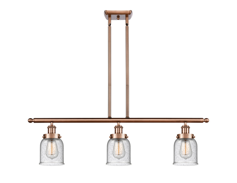 Innovations 916-3I-AC-G54 Three Light Island Pendant, Antique Copper