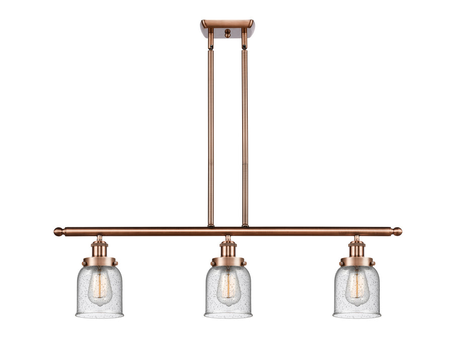 Innovations 916-3I-AC-G54-LED LED Island Pendant, Antique Copper