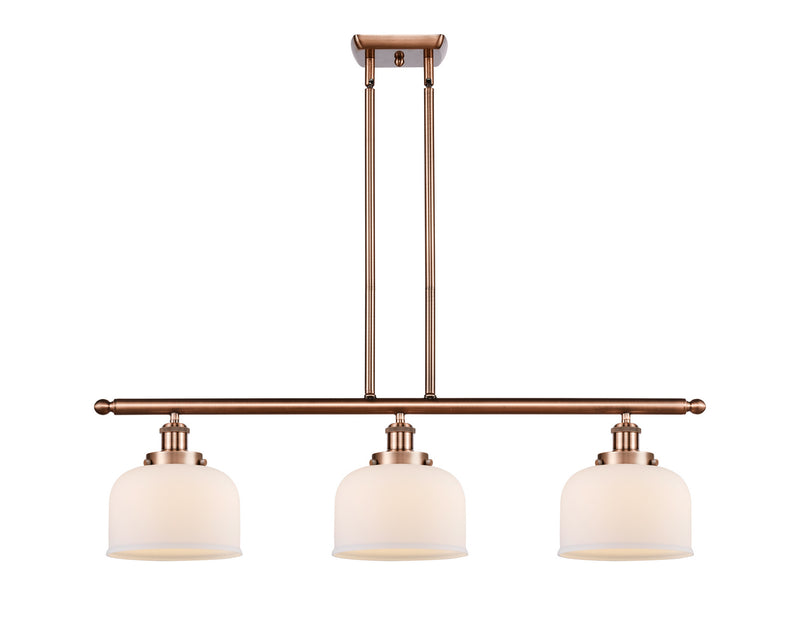Innovations 916-3I-AC-G71 Three Light Island Pendant, Antique Copper