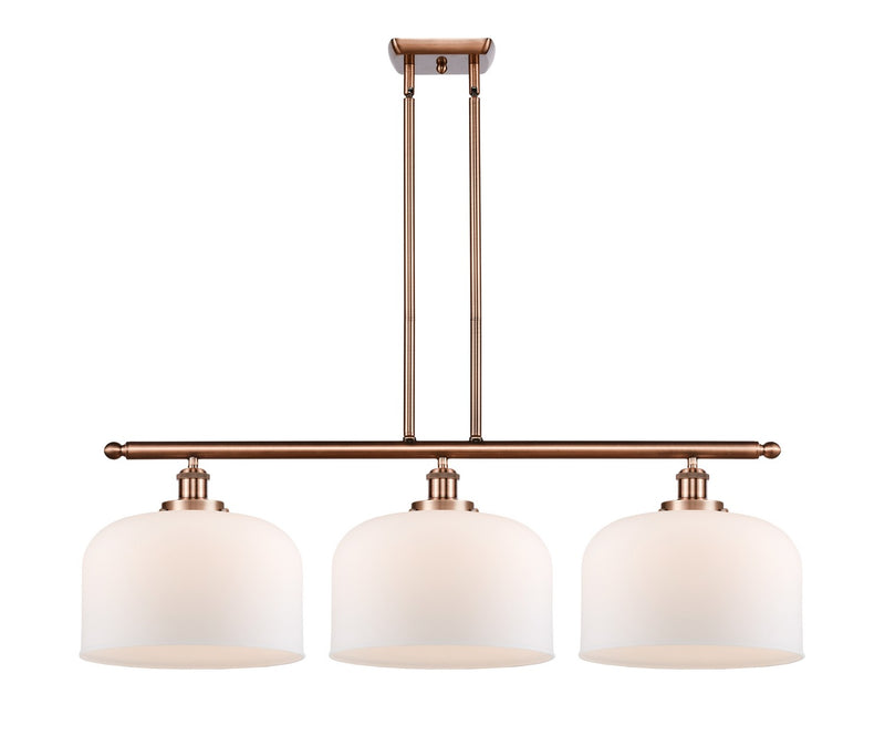 Innovations 916-3I-AC-G71-L Three Light Island Pendant, Antique Copper