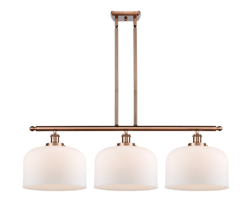 Innovations 916-3I-AC-G71-L Three Light Island Pendant, Antique Copper