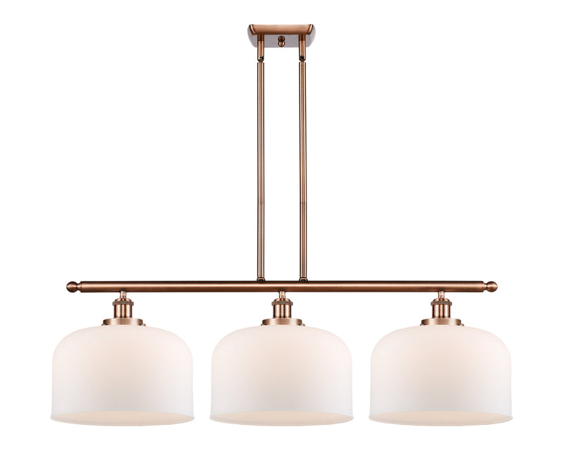 Innovations 916-3I-AC-G71-L-LED LED Island Pendant, Antique Copper