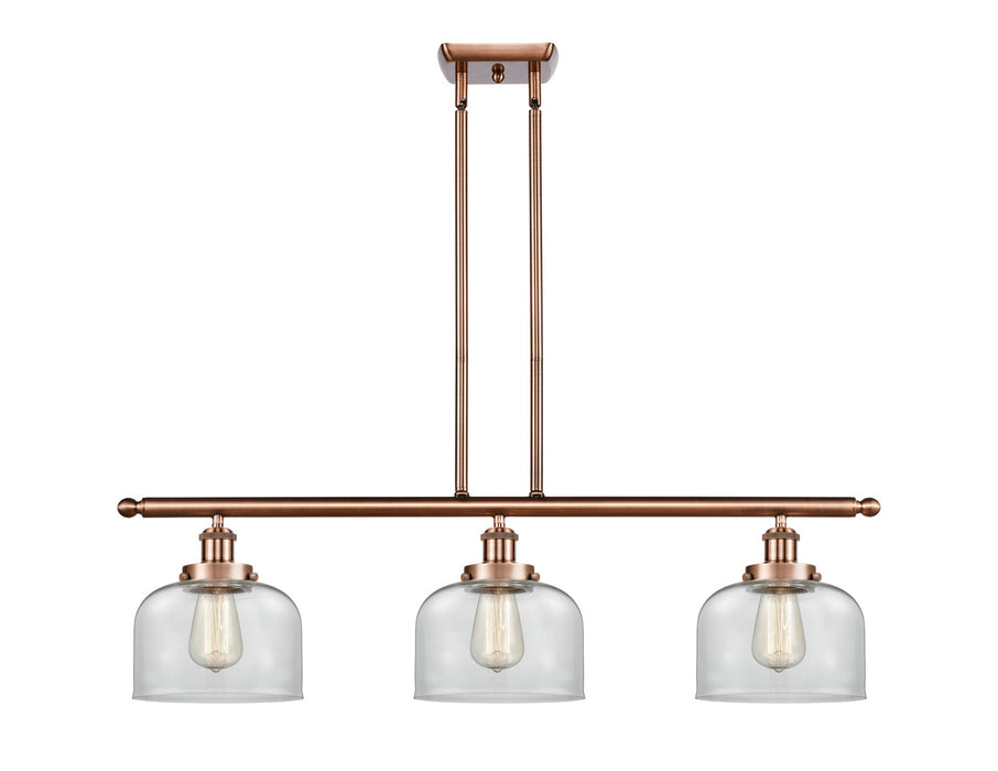 Innovations 916-3I-AC-G72 Three Light Island Pendant, Antique Copper