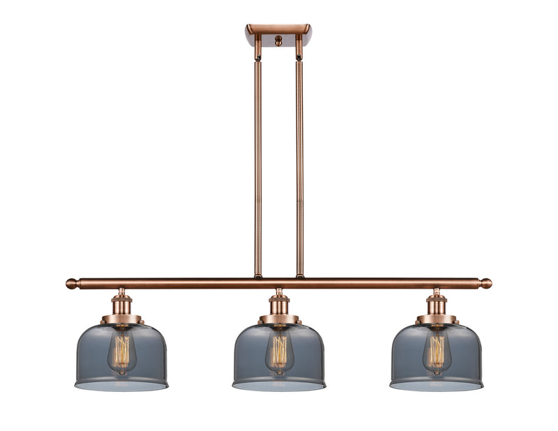 Innovations 916-3I-AC-G73-LED LED Island Pendant, Antique Copper