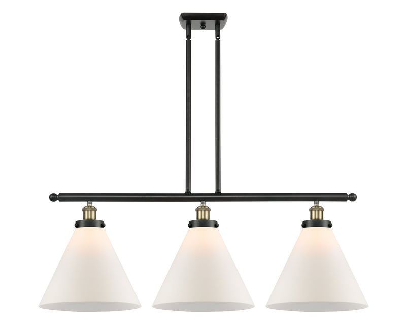 Innovations 916-3I-BAB-G41-L Three Light Island Pendant, Black Antique Brass