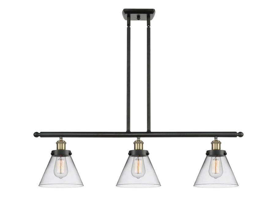 Innovations 916-3I-BAB-G42 Three Light Island Pendant, Black Antique Brass