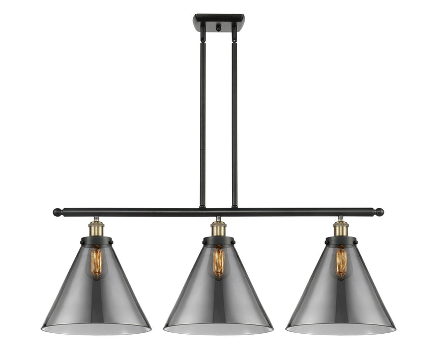 Innovations 916-3I-BAB-G43-L Three Light Island Pendant, Black Antique Brass