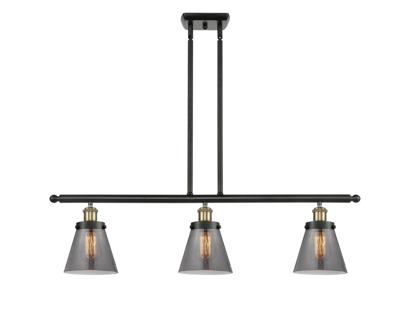 Innovations 916-3I-BAB-G63 Three Light Island Pendant, Black Antique Brass