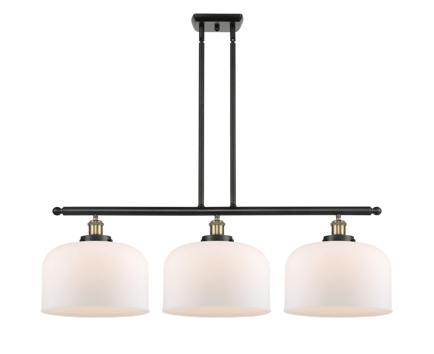 Innovations 916-3I-BAB-G71-L Three Light Island Pendant, Black Antique Brass