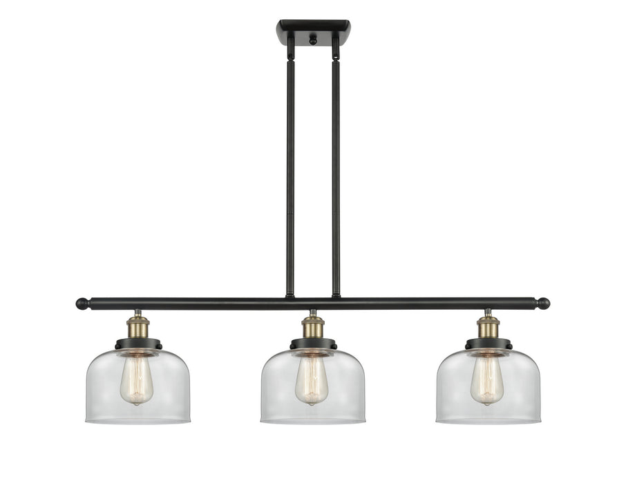 Innovations 916-3I-BAB-G72 Three Light Island Pendant, Black Antique Brass
